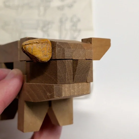 ❤️5/10 Wood Puzzle Pig - Picture 2 of 7